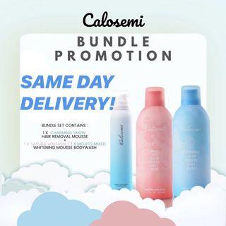 FREE Same Day Delivery! Calosemi Charming Snow Hair Removal Mousse & Whitening Body Wash