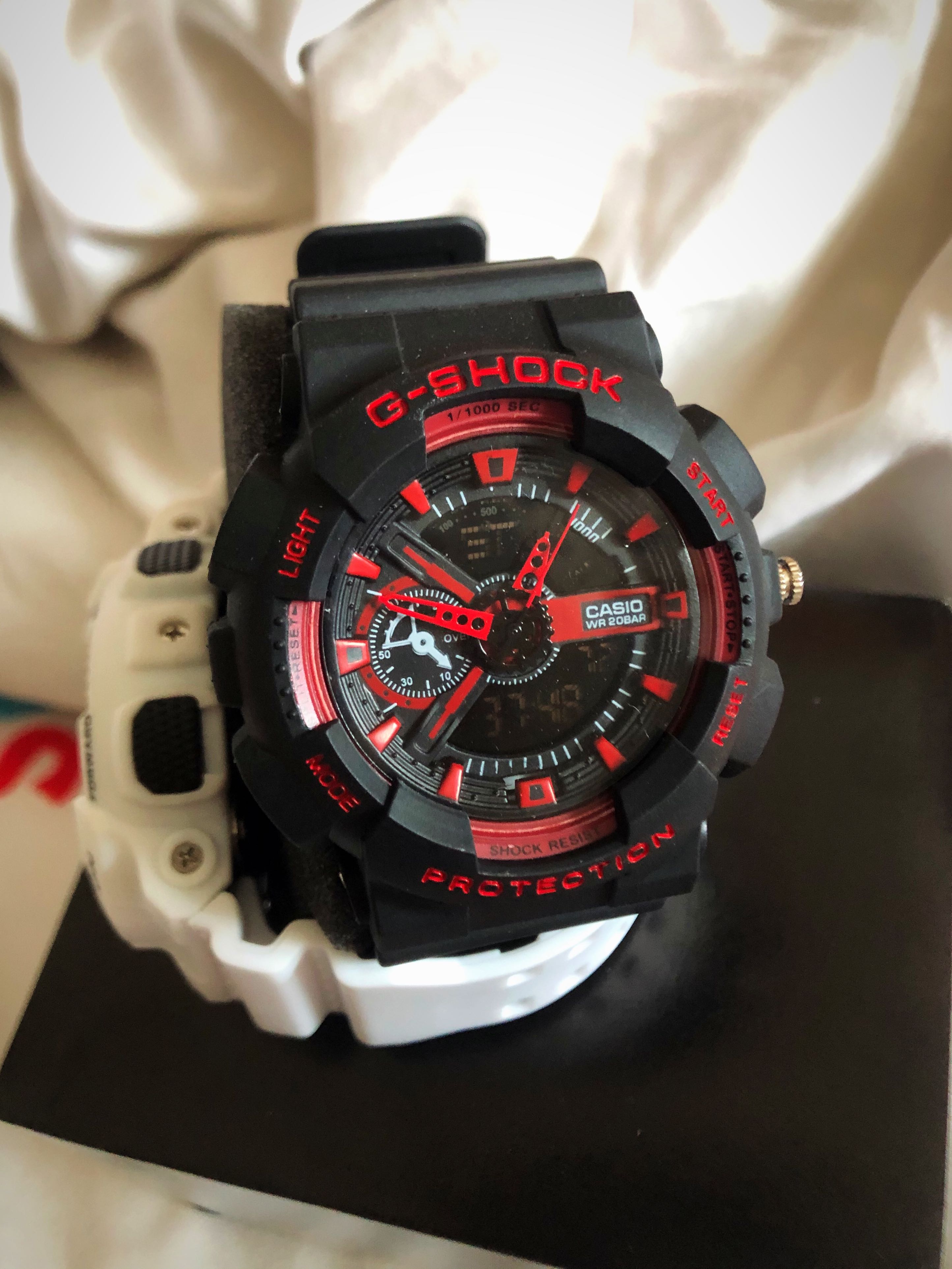 G Shock Watch Black Red Mobile Phones Gadgets Wearables