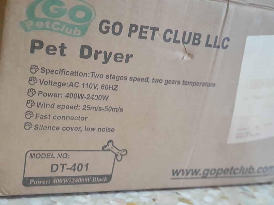 Go Pet Club Pet Grooming Hair Dryer for Dogs and Cats DT 401 Pet