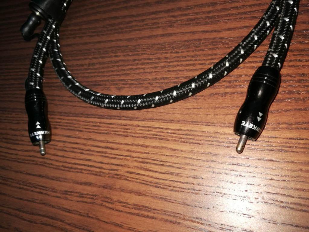 Highend AudioQuest Hawkeye RCA Digital Coaxial Cable, Audio, Other