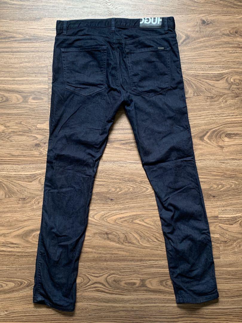 Hugo boss dark blue jeans clearance