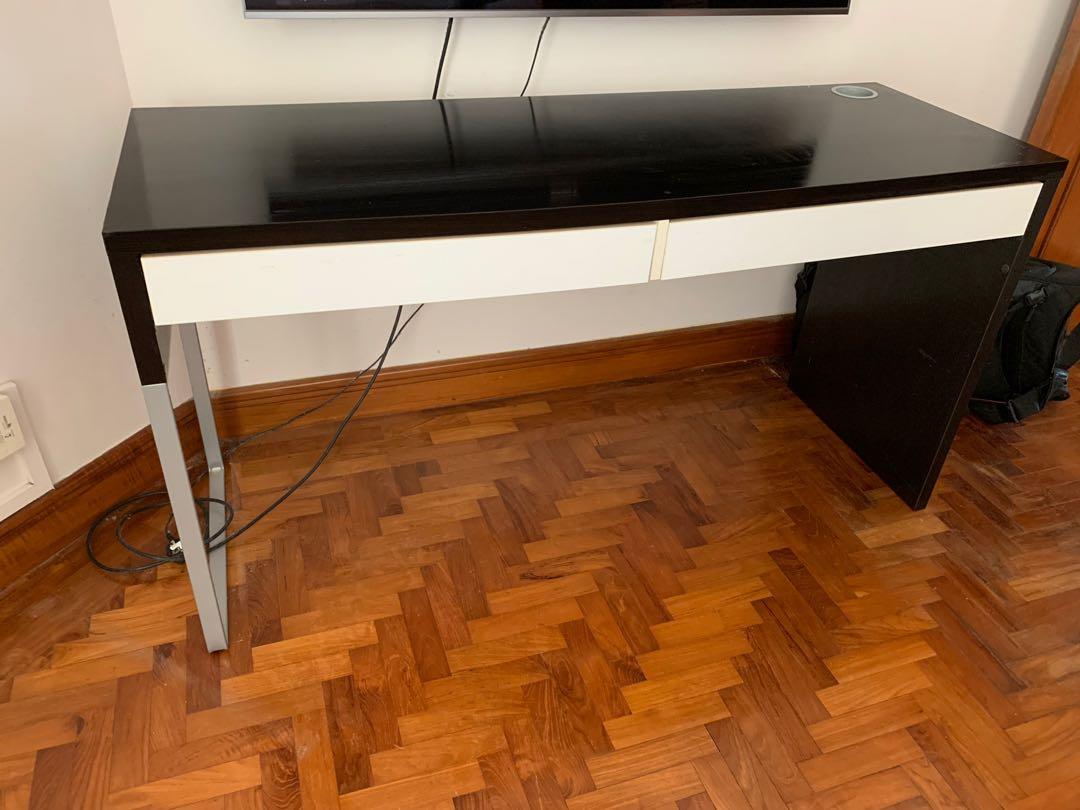 Ikea Micke Long Table With Drawers Furniture Tables Chairs On Carousell