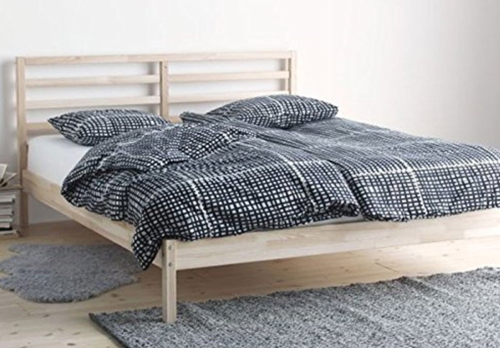 IKEA Tarva King Size Bed, Furniture & Home Living, Furniture, Bed