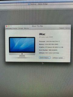 iMac 27 late 2009