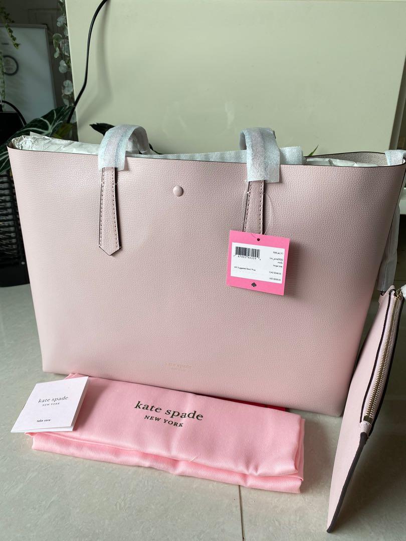 Instock Kate Spade Molly Large Tote Handbag Shoulder Bag Tutu Pink Light Pink Baby Pink Blush Women S Fashion Bags Wallets Tote Bags On Carousell