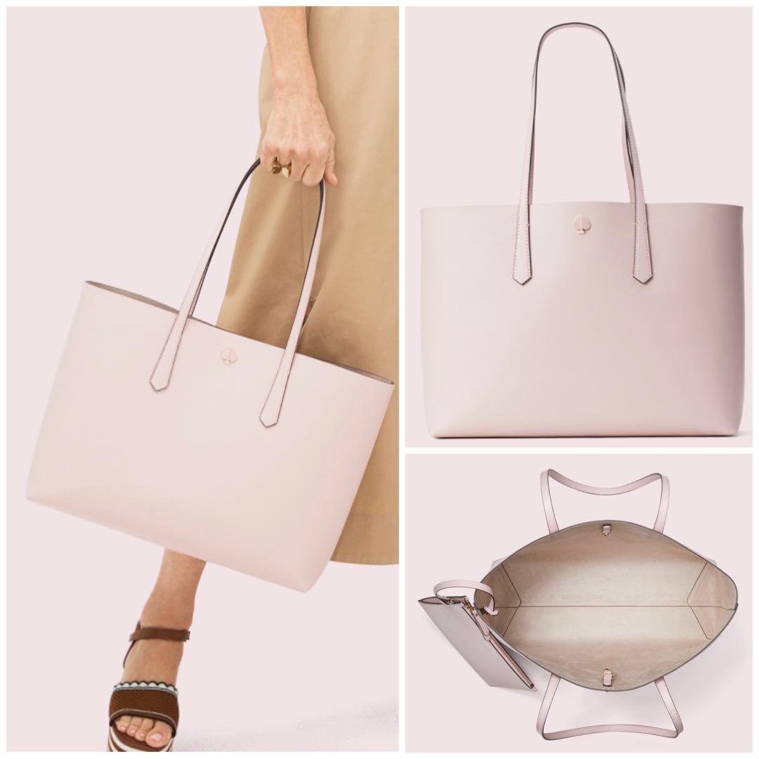 INSTOCK Kate Spade Molly Large Tote Handbag Shoulder Bag Tutu Pink Light Pink Baby Pink Blush