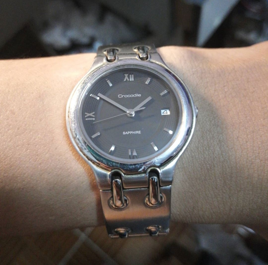 Crocodile sapphire watch best sale