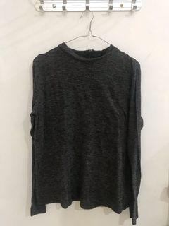 knit shirt salt and pepper top