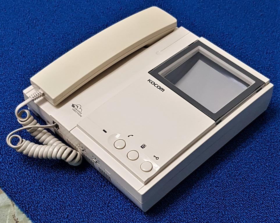 KOCOM VIDEO DOOR PHONE MODEL: KVM-524GS (AC220V 50HZ). MADE IN KOREA ...