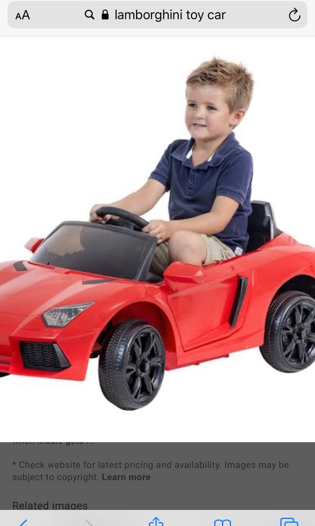 a toy lamborghini