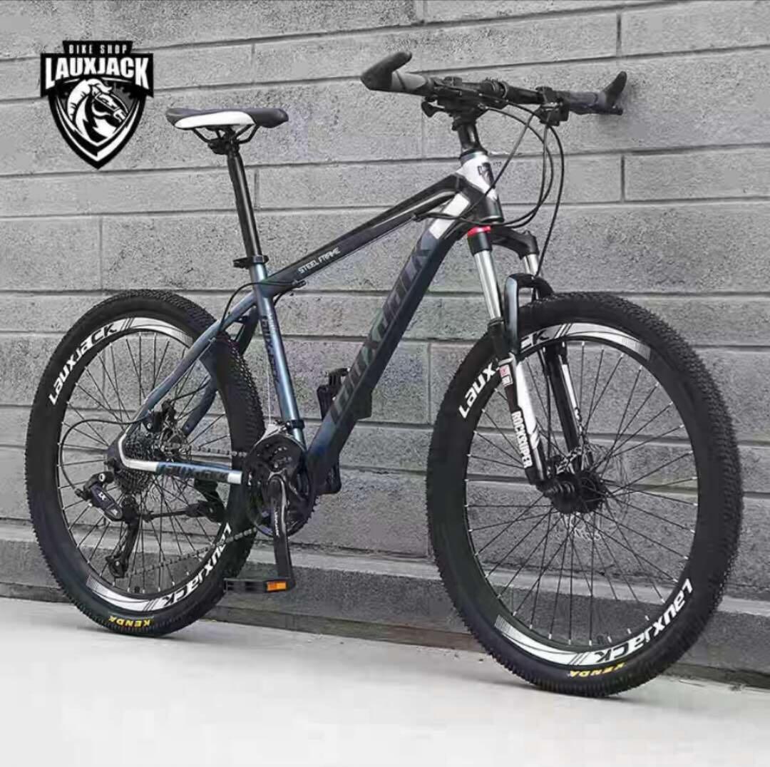 gray mountain bike