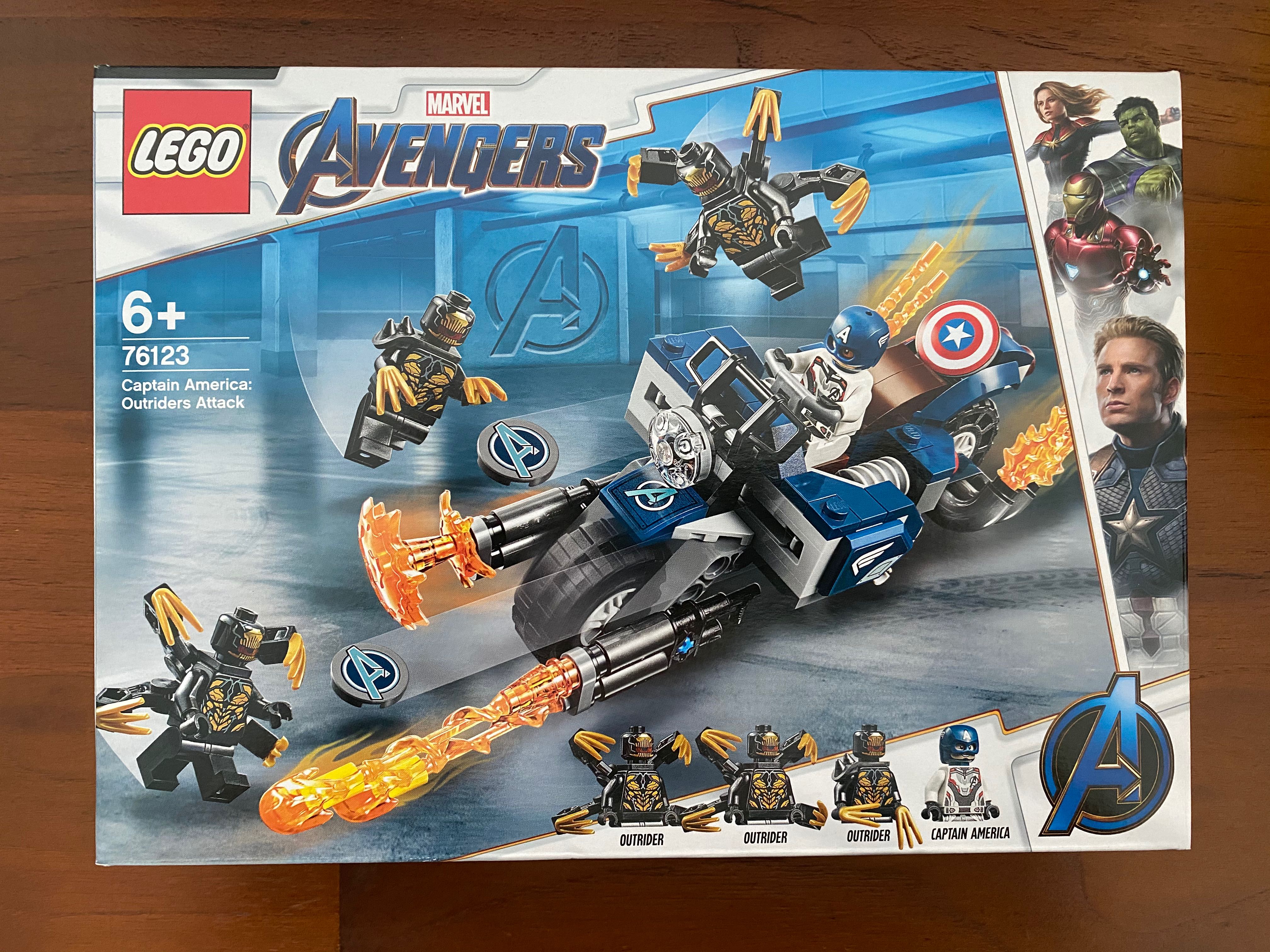 LEGO Avengers 76123 Captain America Outrider Attack No Minifigures Hobbies Toys Toys Games on Carousell