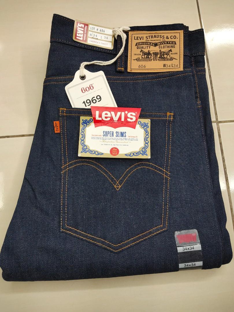 Levi's, Jeans, 96s Levis Lvc Big E 606 Orange Tab