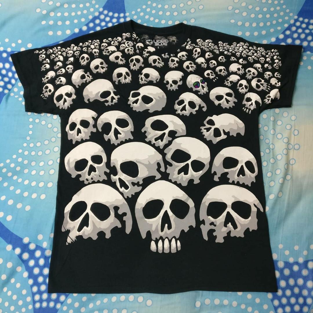 Travis scott skull t shirt hotsell