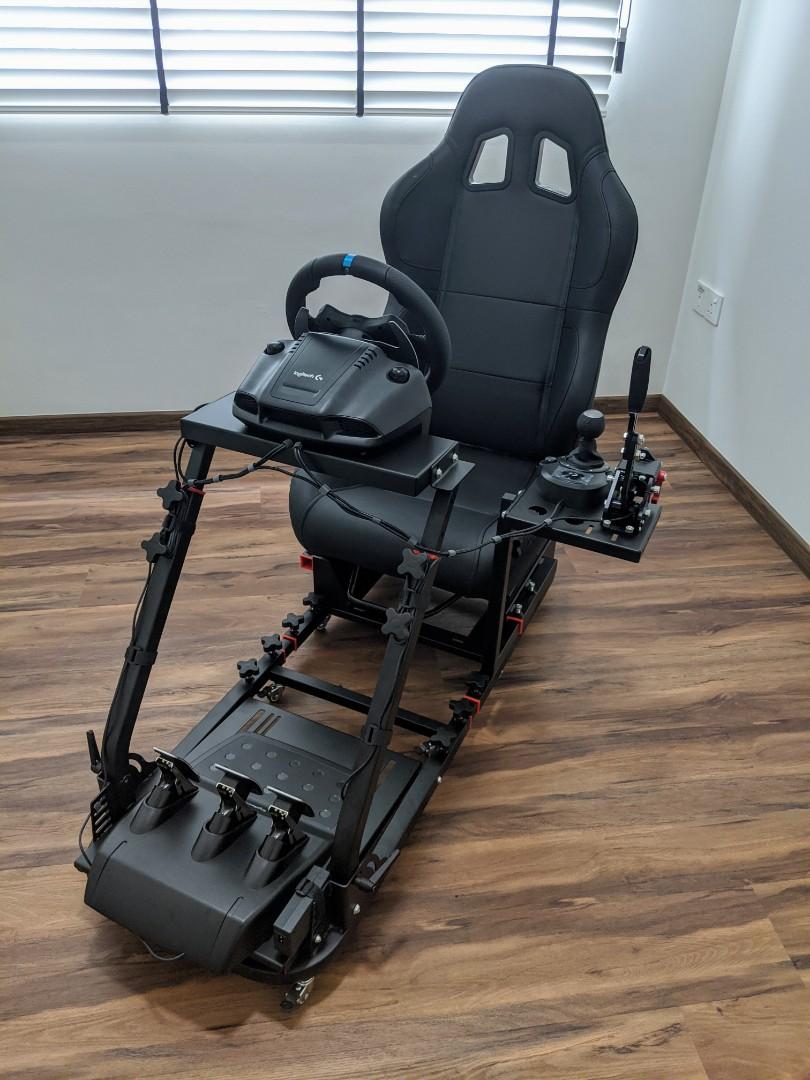 Logitech G29 + Shifter + Handbrake + Stand + Seat, Video Gaming, Gaming