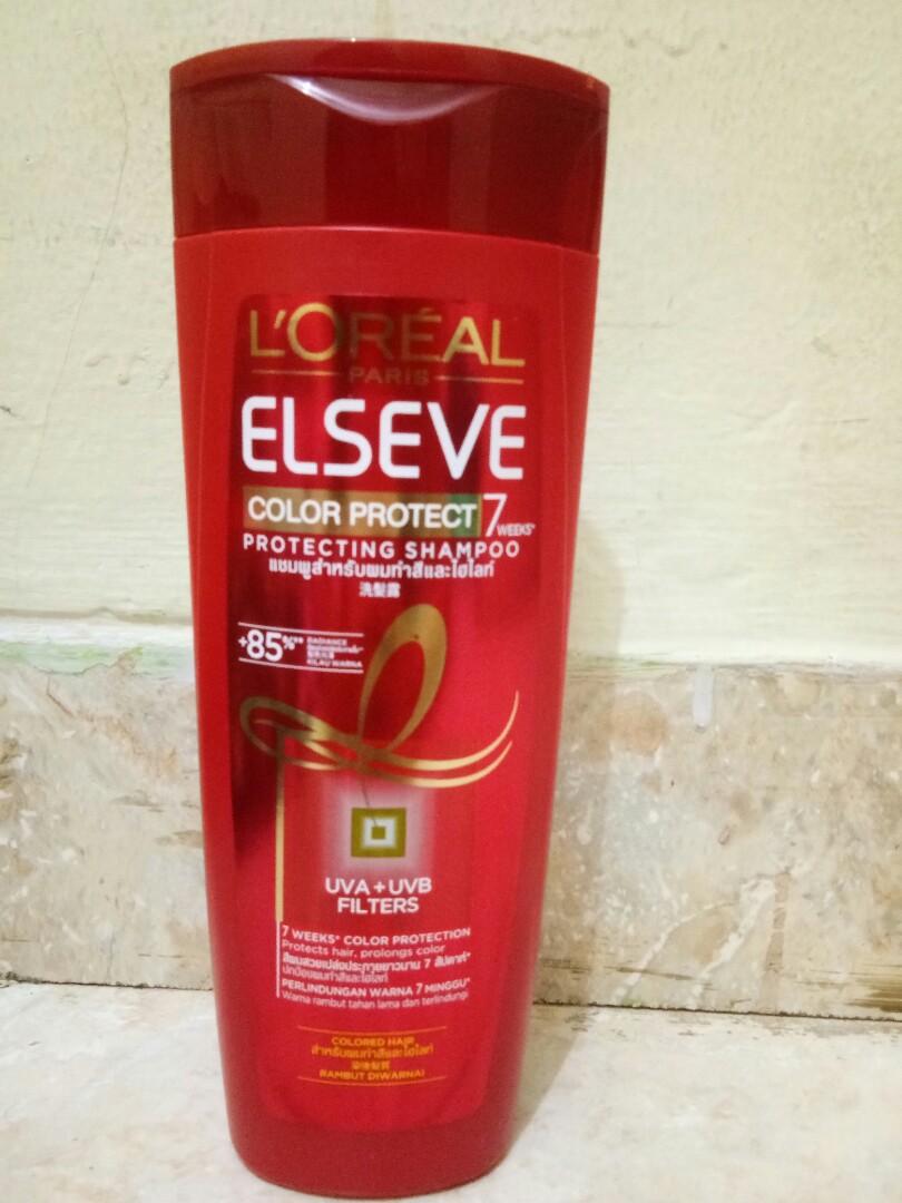 L Oreal Paris Elseve Color Protect Shampoo Kesehatan Kecantikan Perawatan Rambut Di Carousell