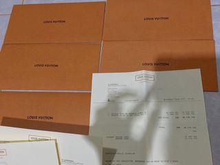 Louis Vuitton Invoice Envelope
