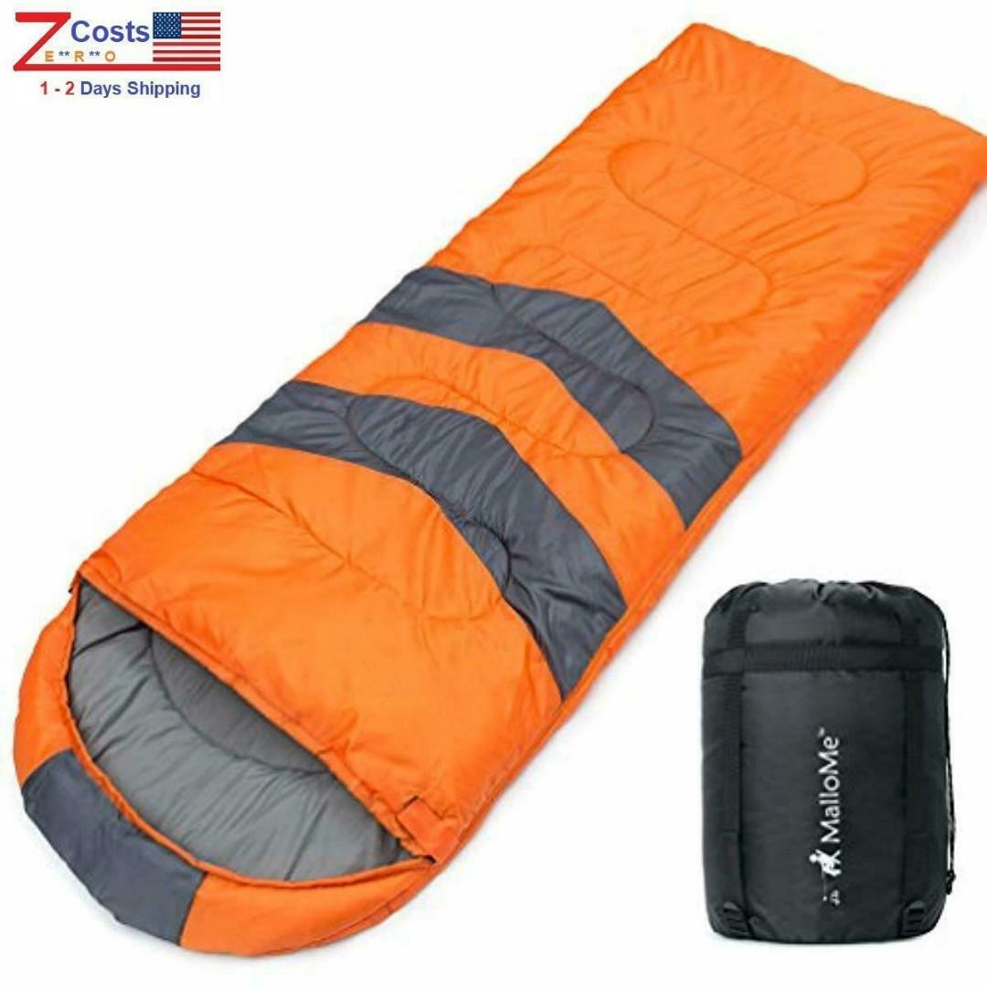 Mallome Camping Sleeping Bag 戶外露營連帽睡袋 旅行 旅行必需品 戶外 露營 Carousell