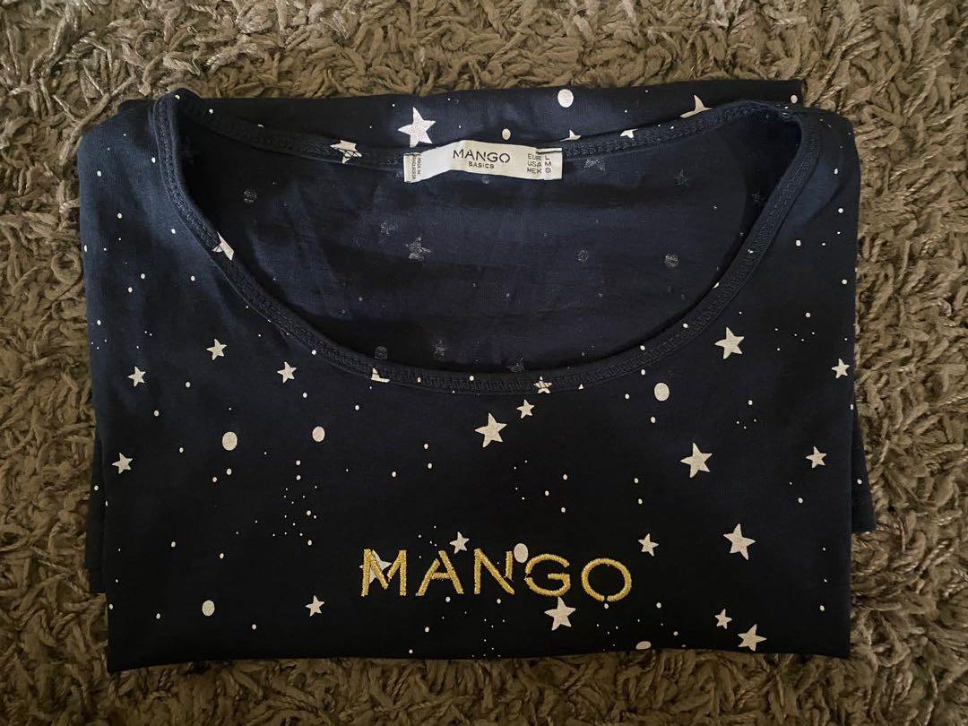 Mango Size L T Shirt Women S Fashion Clothes Tops On Carousell