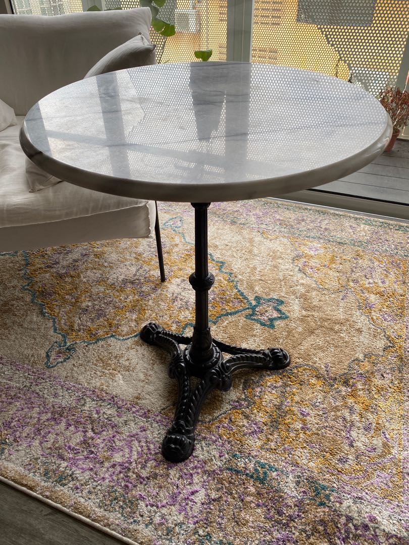 Marble Bistro Table Furniture Home Living Furniture Tables Sets on Carousell