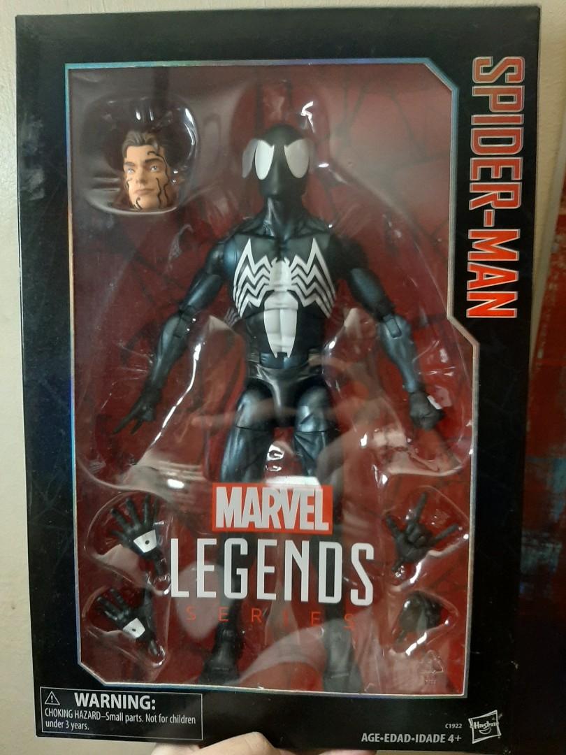 Marvel Legends Black Spiderman 12 inch (MISB), Hobbies & Toys, Toys & Games  on Carousell