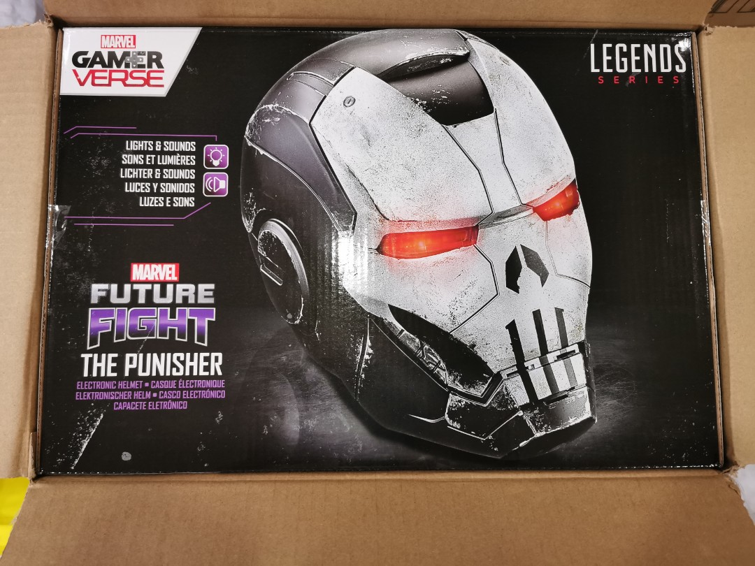 Marvel Legends Series The Punisher Premium Electronic Helmet Toys Games Action Figures Collectibles On Carousell