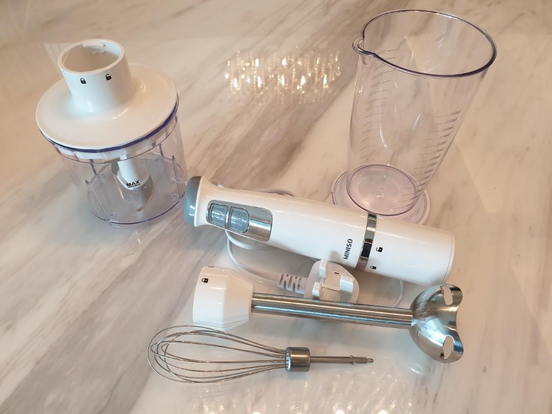 MINISO 4 in one Hand Blender, Home Appliances, Kitchenware on Carousell