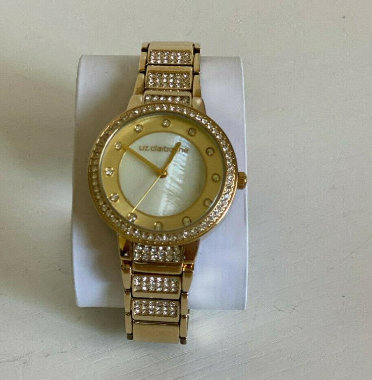 Liz claiborne rose gold watch hot sale