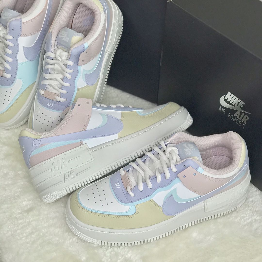 nike air force pastel shoes
