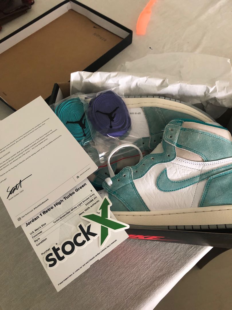 nike air jordan 1 turbo green