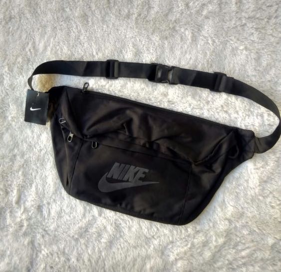 NIKE TECH LARGE WAIST BAG IN BLACK, Fesyen Pria, Tas & Dompet , Tas