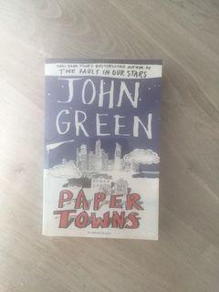 Novel Paper Towns - John Green | English - Import