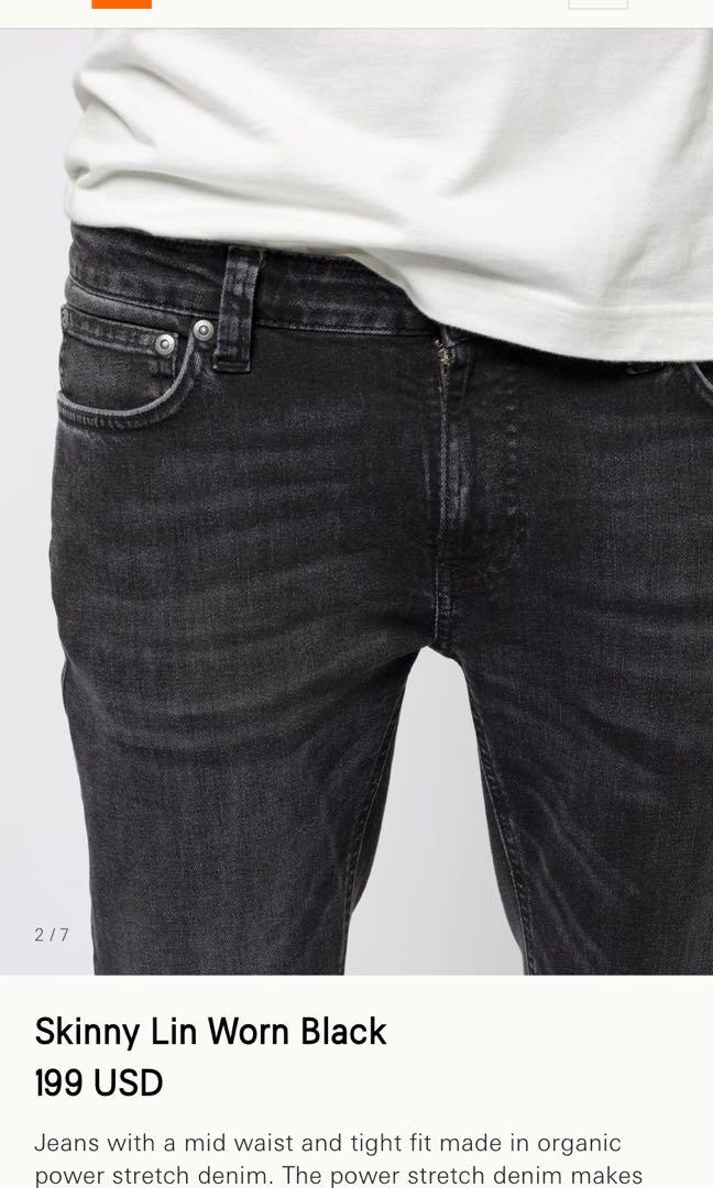 skinny lin worn black