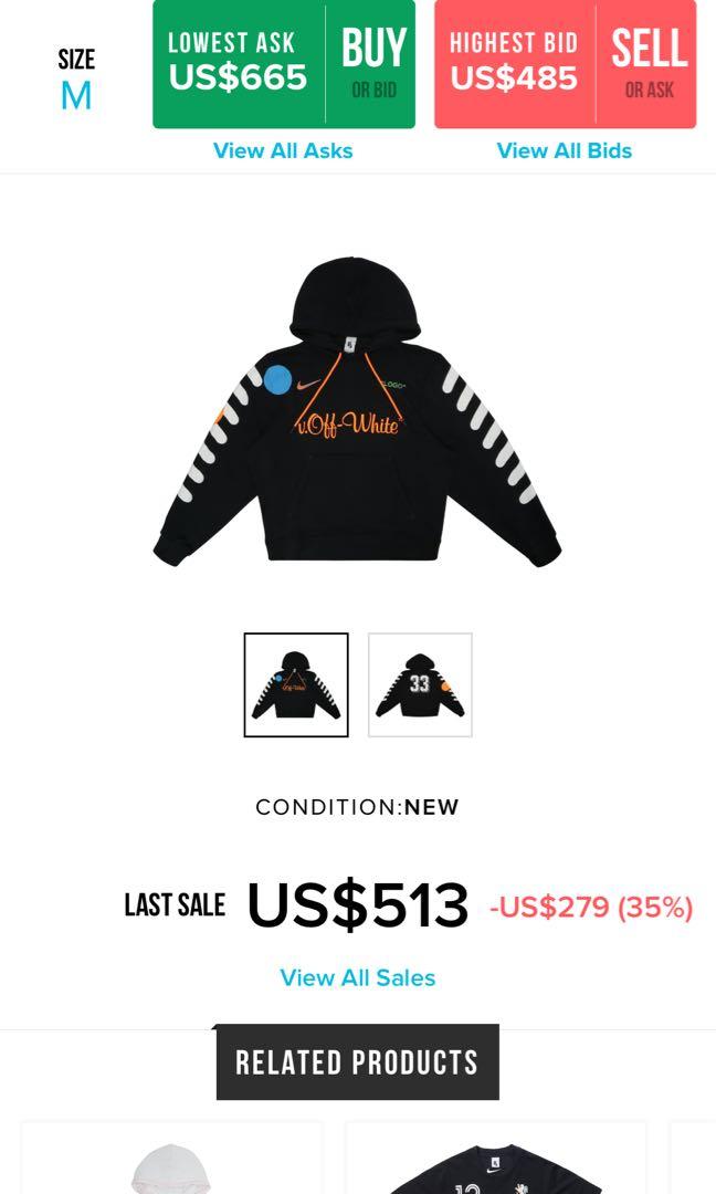 off white x nike mercurial hoodie