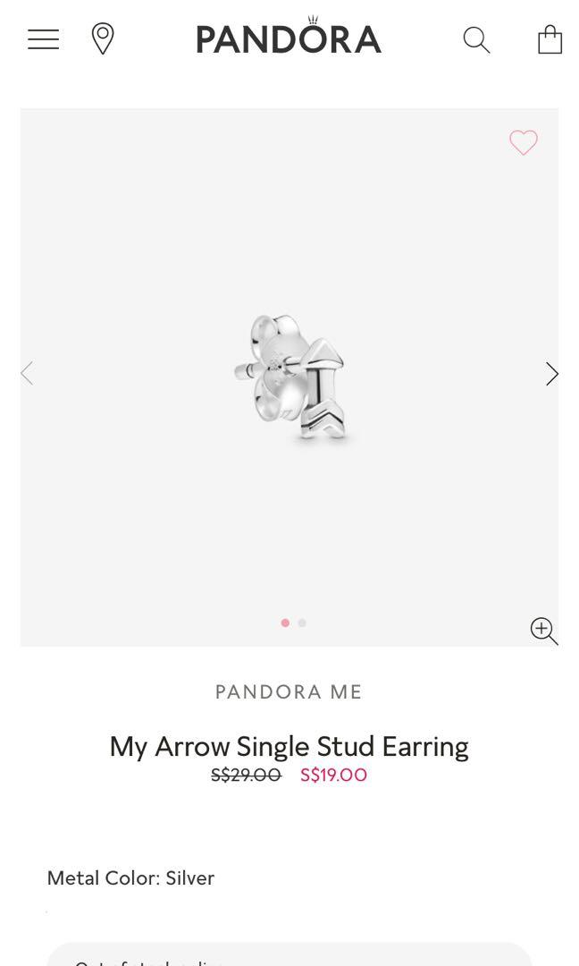 Arrow discount earrings pandora