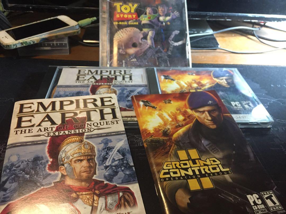 PC Games (Category: Nintendo) located in Cainta. Submitted by gamepreneur (Listing ID 1019694671, Image 2). Description: Old PC games Original not pirated Collections Ground Control 2 - 100 Empire Earth - 100 * SOLD Toy story CDrom for kids -100 *SOLD Get all for 199.