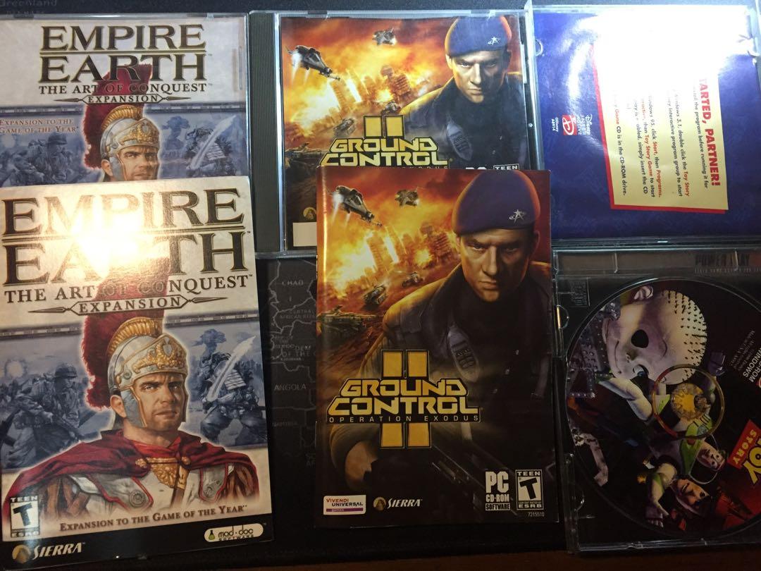 PC Games (Category: Nintendo) located in Cainta. Submitted by gamepreneur (Listing ID 1019694671, Image 1). Description: Old PC games Original not pirated Collections Ground Control 2 - 100 Empire Earth - 100 * SOLD Toy story CDrom for kids -100 *SOLD Get all for 199.