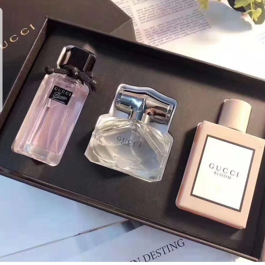 gucci bamboo perfume set
