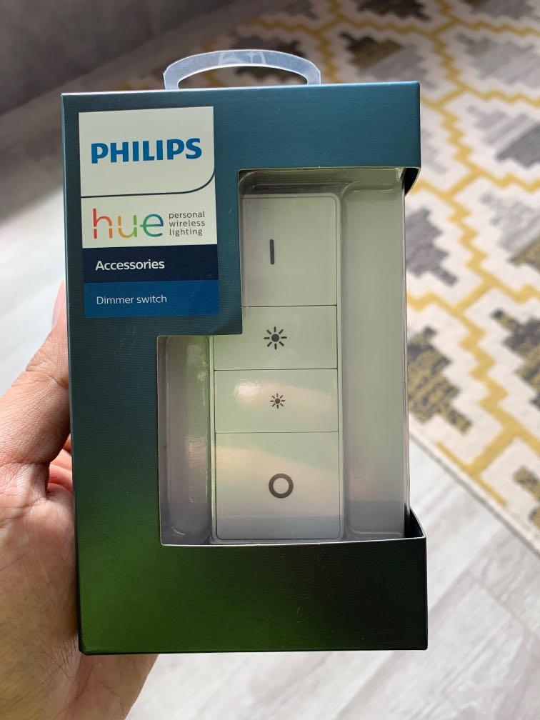 Phillips Hue Lights dimmer, Furniture  Home Living, Lighting  Fans,  Lighting on Carousell
