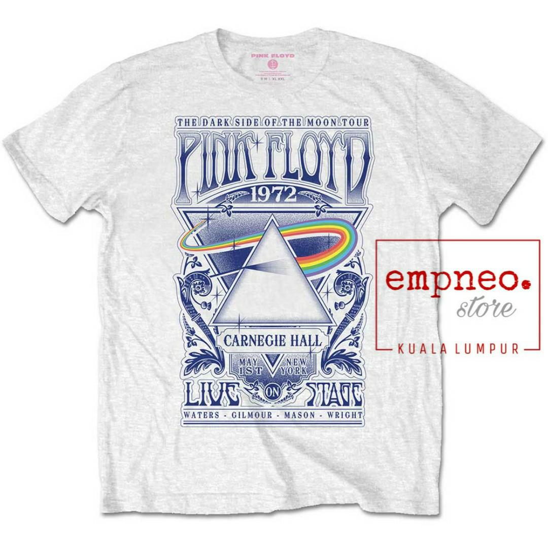 Pink Floyd Carnegie Hall Poster T Shirt Original Merch Men S