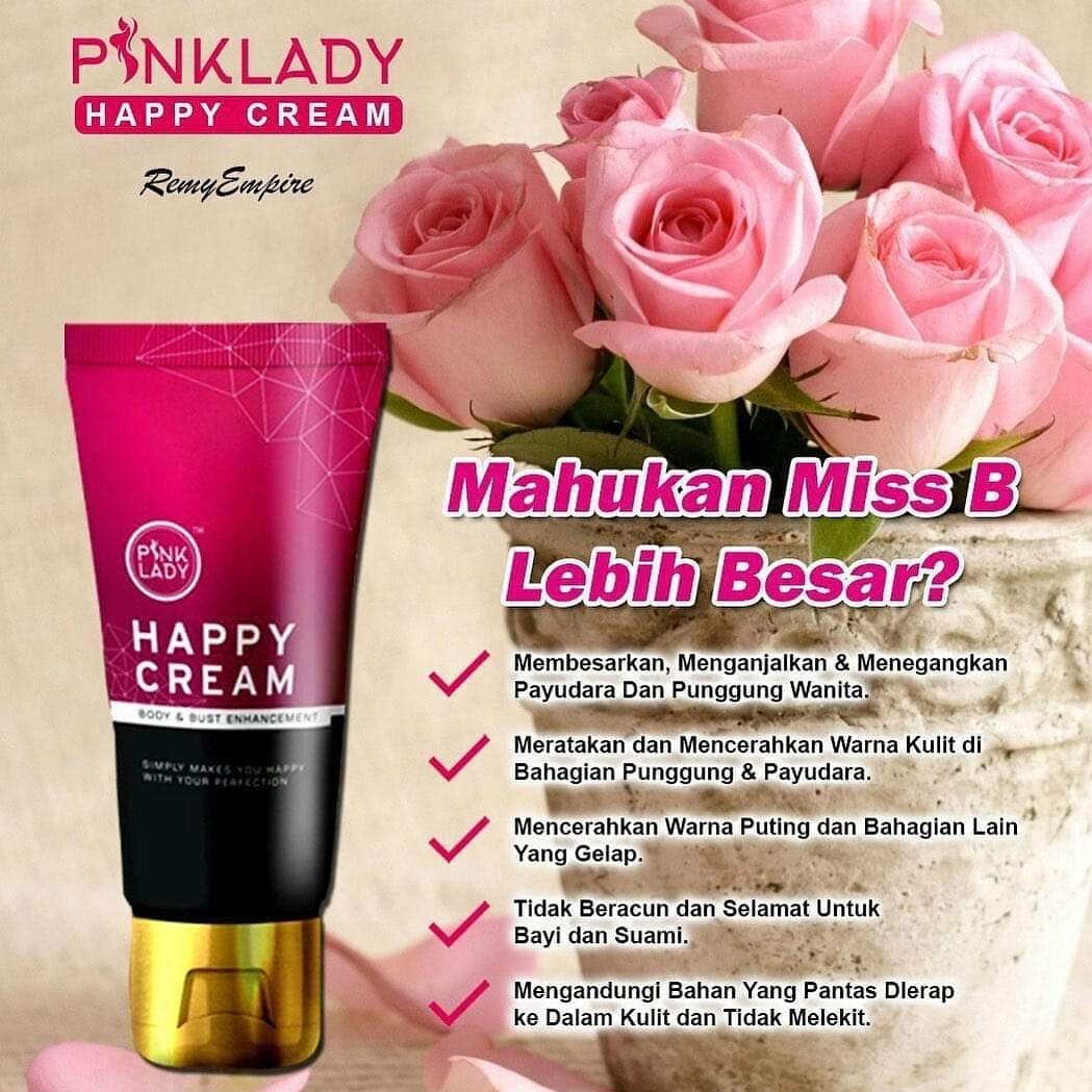 Pinklady Happy Cream Bust Beauty Personal Care Bath Body Body Care On Carousell