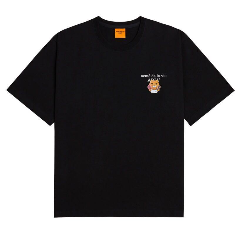 Po Adlv X Kakao Friends Mini Donut Ryan T Shirt Black Mens Fashion Tops And Sets Tshirts 5759