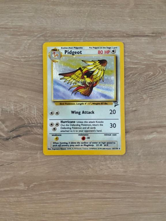 Pokemon Card Pidgeot Rare Holo Toys Games Board Games Cards On Carousell