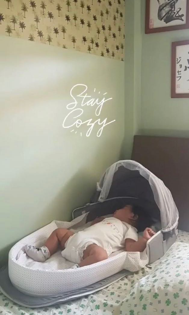 baby cuddle bed lazada