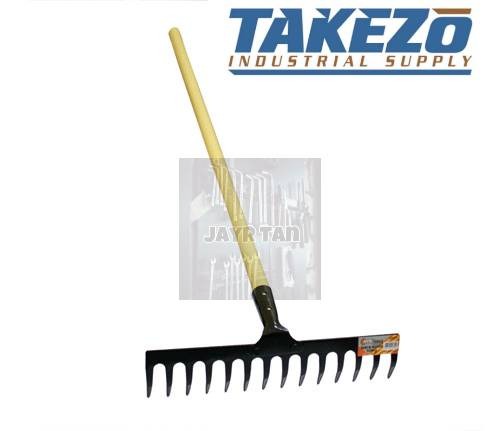 Rake With Wooden Handle, Commercial & Industrial, Construction Tools ...