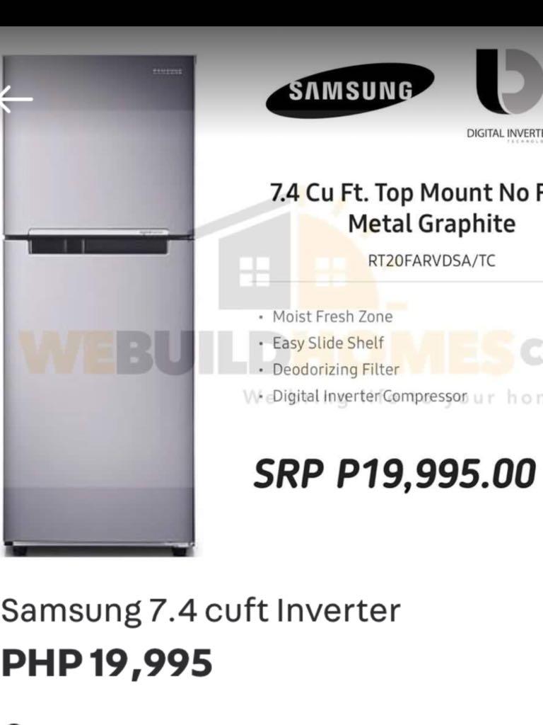 SAMSUNG DIGITAL INVERTER/NO FROST REF (Category: Refrigerators and Freezers) located in Manila. Submitted by selectedfew (Listing ID 239747784, Image 3). Description: SAMSUNG DIGITAL INVERTER Orig Price 20k Very good condition Complete accessories Makinis Well kept No issue LAST PRICE na po Available on Feb 2022 .