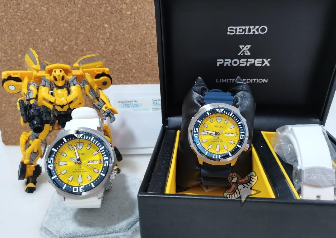 Seiko SRPD15K1 Ltd Edition Blue Butterfly Fish Men s Fashion