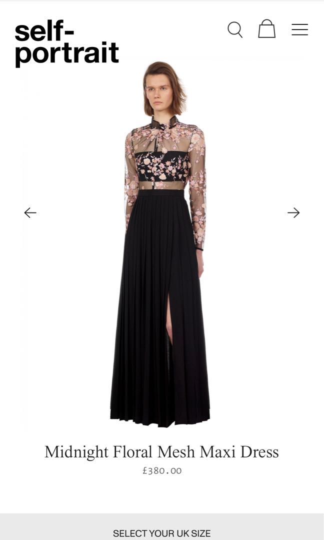 Self portrait on sale midnight dress