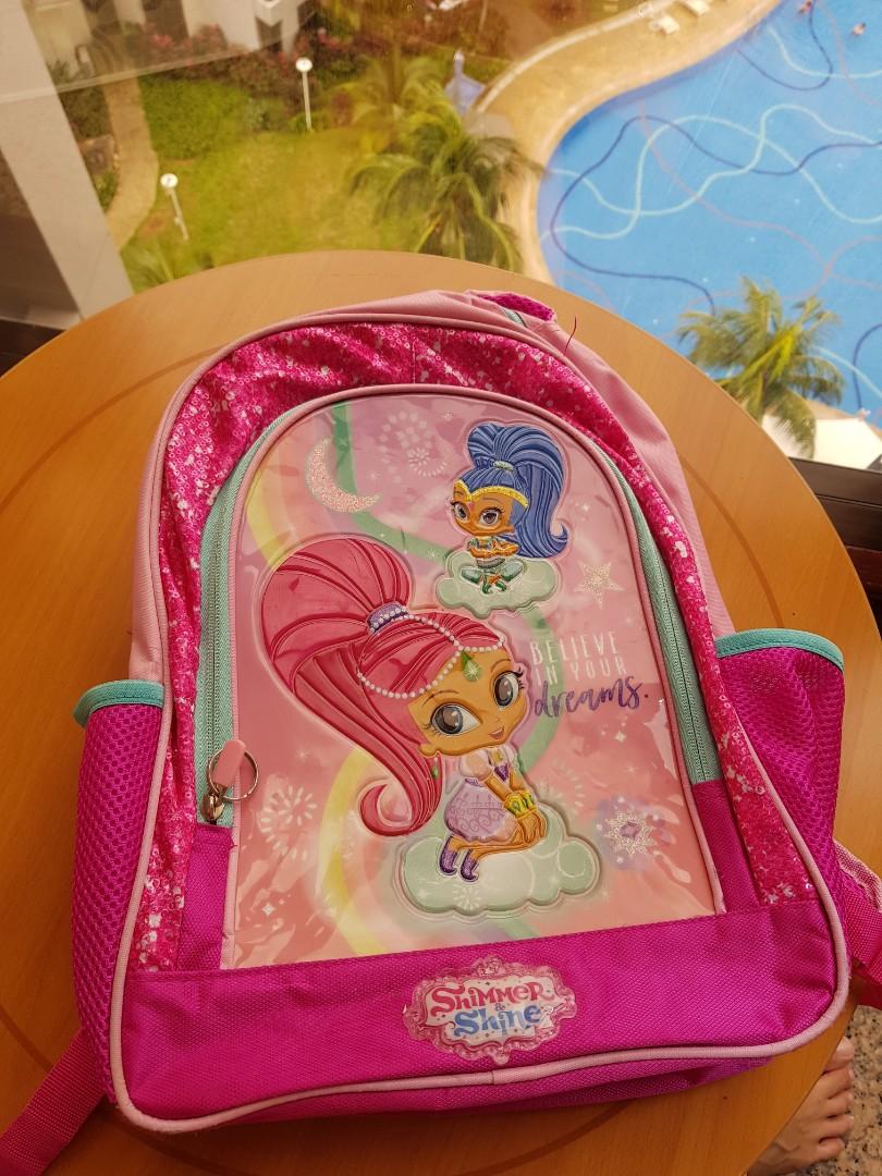 shimmer and shine school bag