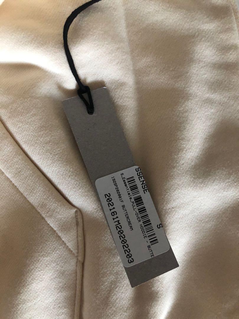 size s fear of god essentials cream hoodie men s fear of god essentials hoodie size chart